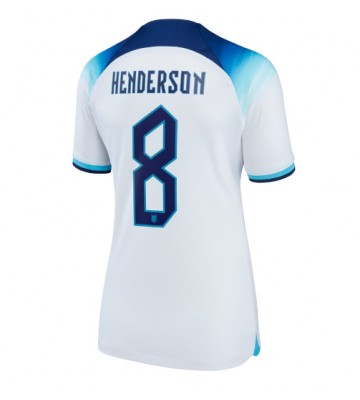 Lacne Ženy Futbalové dres Anglicko Jordan Henderson #8 MS 2022 Krátky Rukáv - Domáci